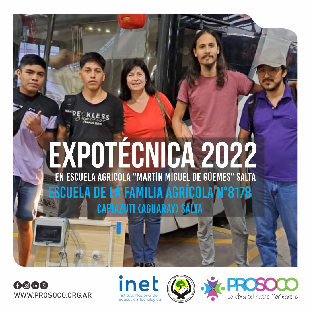Escuela de la Familia Agrícola N°8178 en EXPOTECNICA 2022