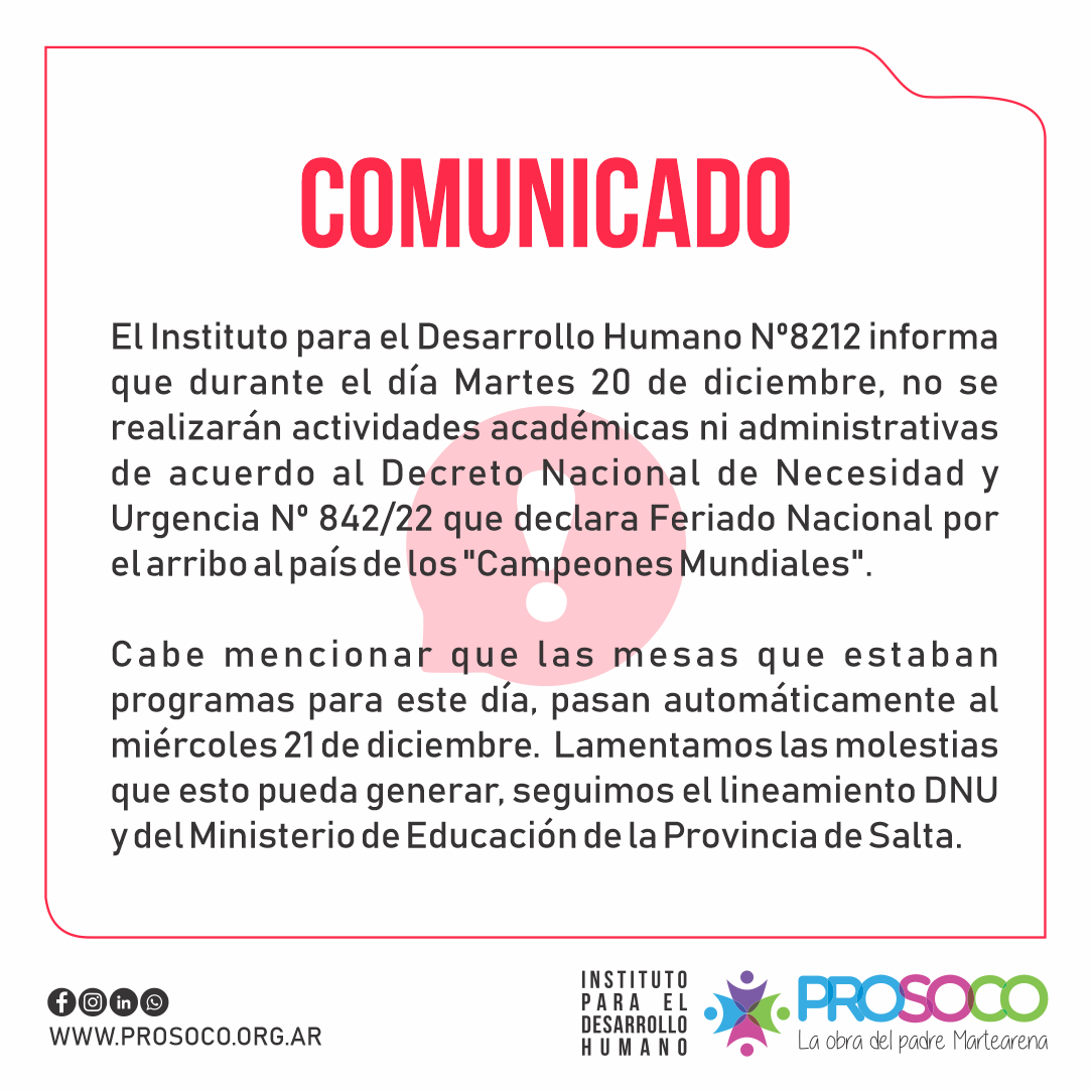Comunicado