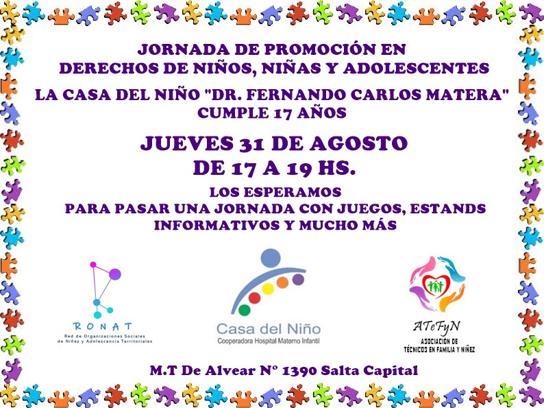 Jornada de promoción en derechos de niños, niñas y adolescentes